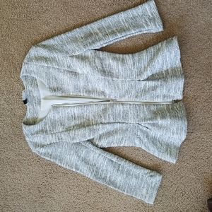 Zip up blazer